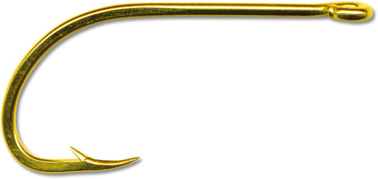 Mustad 92671-GL-10-10 Classic Beak Hook Size 10 Forged Special Long