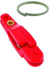 Off Shore OR16 Pro Snap Weight Clip With Split Ring Red 2 Pk