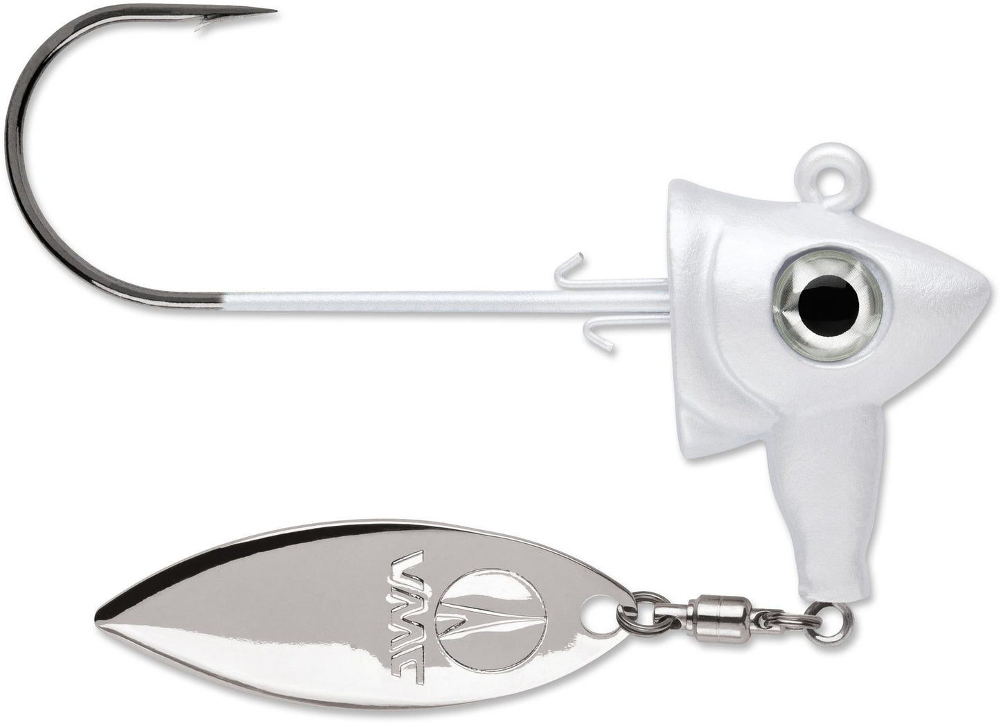 VMC Fishing Lure SPJ38-WHT Spin Jig 3/8 White 3/8 Oz. 3/0 HK