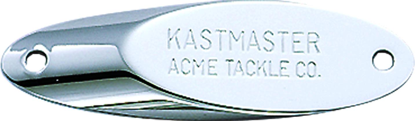 Acme SW1381/CH Kastmaster Spoon 2" 3/8 oz Chrome with White Bucktail
