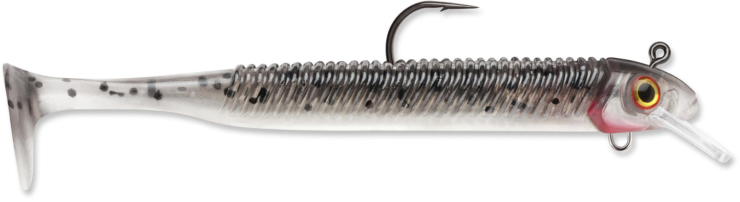 Storm SBS35SGH-18J 360GT Searchbait Swimmer, 3.5", 1/8oz Jig, #2/0 Hook, 1 Rigged/2 Bodies, Smokin' Ghost