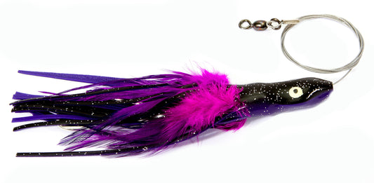 Boone 09231 Dolphin Rig Trolling Lure 6 1/2" 2 oz Purple And Black