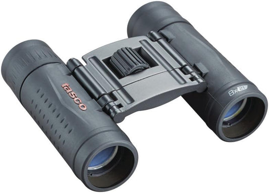 Tasco 165821 Essentials Binoculars 8X21 Black Roof Mc, Box 6L