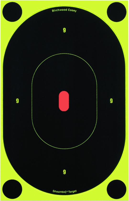 Birchwood Casey 34710 Shoot-N-C Silhouette 7" Target 12/Pk