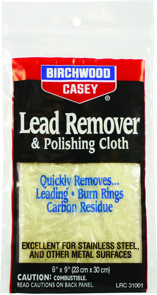 Birchwood Casey 31002 Lead Remover & Polishing Cloth 6"x9"