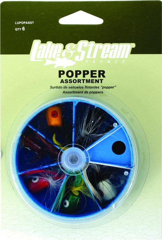 Eagle Claw LUPOPASST Dial Box Popper Assortment