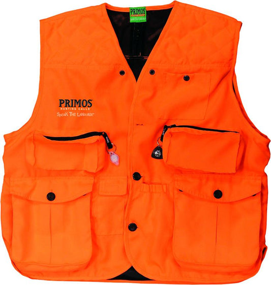 Primos 65703 Gun Hunters Vest XL Blaze Orange