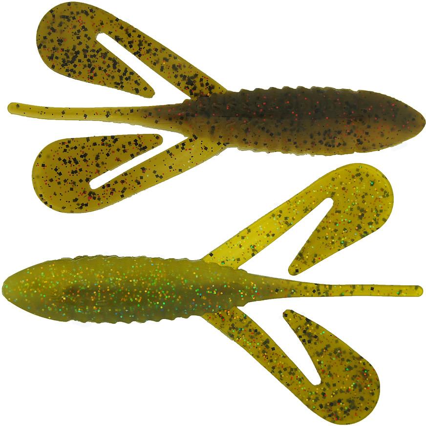 Bass Assassin Fishing Lure LT02540 Logger Toad 4" 5 per package Chico's Red Ear