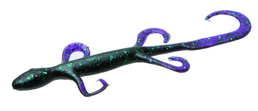 Zoom Fishing Lure 002005 Lizard 6" 9 Pack Junebug