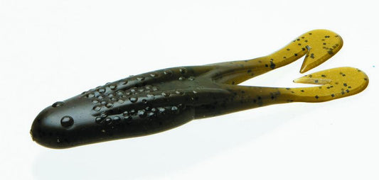 Zoom 083025 Horny Toad 4 1/4 Inch Fishing Lure 5 Per Package Green Pumpkin
