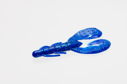 Zoom 089110 Super Speed Craw 4 Inch Fishing Lure 8 Per Package Sapphire Blue