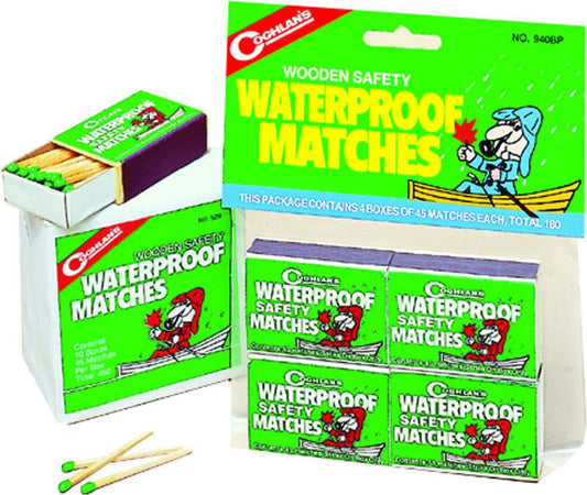 Coghlans 940BP Matches Waterproof 4 Boxes