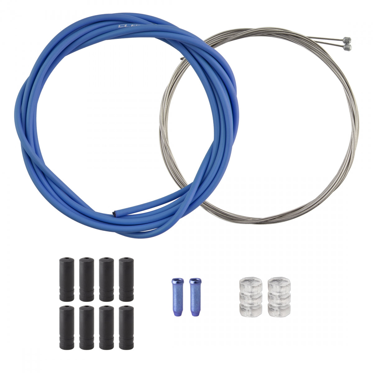 CLARKS CABLE GEAR CLK KIT F+R SS SPT RD/MT BLU