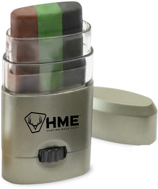 HME HME-CMOFPDS 3 Color Camo Face Paint "Mess Free" Application Stick