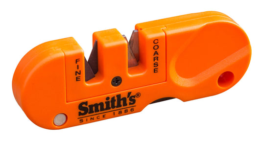 Smith's 50965 Pocket Pal Knife Sharpener-Hunter Orange-(12-Piece