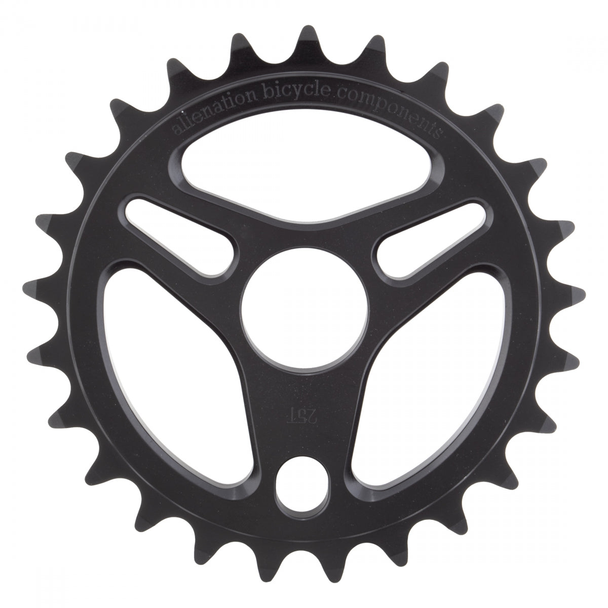 ALIENATION CHAINRING AN 1pc 25T 1/8 ENTERPRISE BK