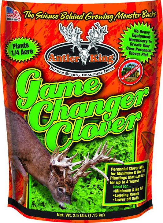 Antler King 25GCC Game Changer Glover Mix 2.5Lb Bag Covers 1/4 Acre