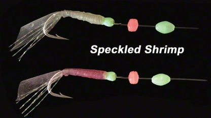 Ahi SB-402 Sabiki Speckled Shrimp Size 4 Wht And Red Body