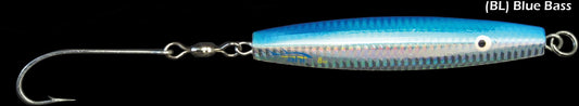 Ahi DJS-3-BL Assault Diamond Jig Single Hook 3 oz Blue Bass