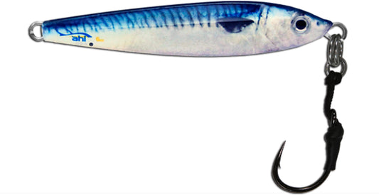 Ahi LDJA-6-BM Live Deception Jigs - 6 oz Blue Mackerel With Assist Hook