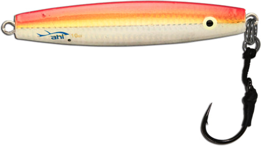 Ahi DJA-10-OR Assault Diamond Jigs - 10 oz Baby Red With Assist Hook