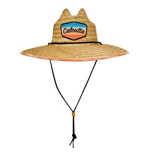 Calcutta BR248758 Ladies lifeguard straw hat with Chin strap and color