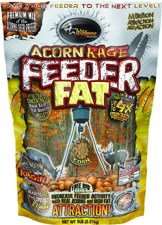 Wildgame Innovations 00086 Acorn Rage Feeder Fat Pellet 5Lb