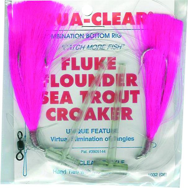 Aqua Clear FW-1EP Hi/Lo Fluke/ Flounder/Trout/Croaker Pink Hair