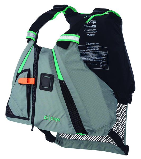 Onyx 122200-505-040-15 Dynamic Vest Paddle Sports Aqua M/L