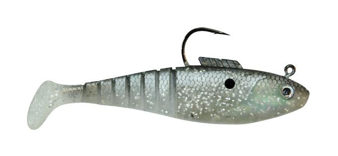 Vudu E-VSH40-38-03 4" Shad 3/PkSilver Mullet