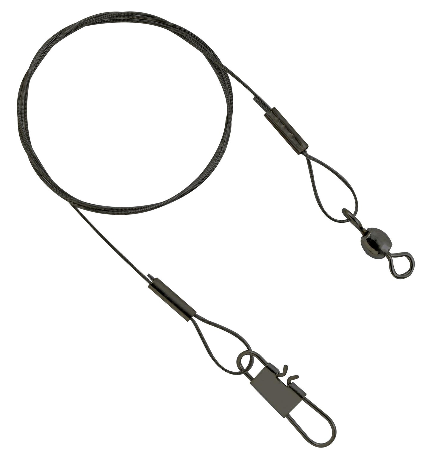 South Bend BL-182 18In Black Leaders 45Lb 2Pk