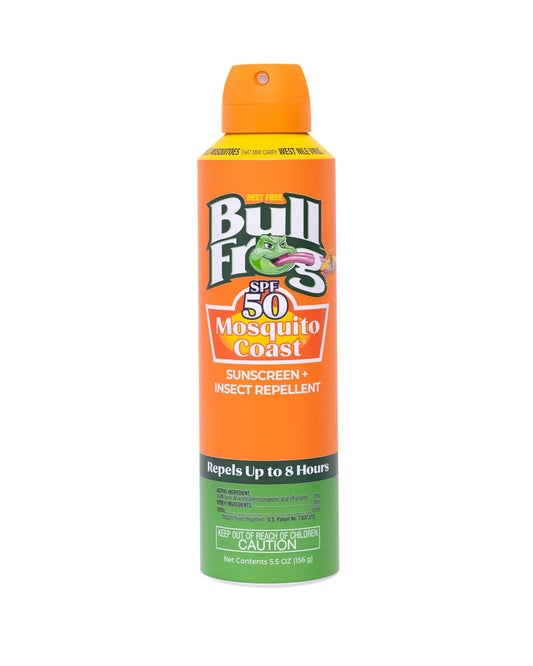 Bullfrog 21107 Mosquito Coast SPF50 Continuous Spray Broad Spectrum