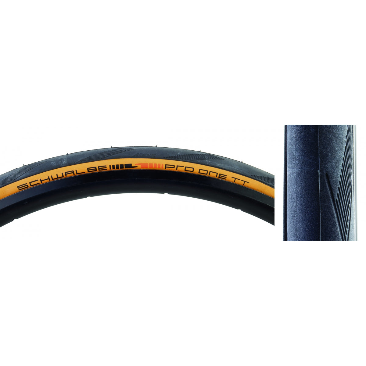 SCHWALBE TIRE SCHWALBE PRO ONE TT 700x25 BK/YSK ADDIX RACE TLE FOLD