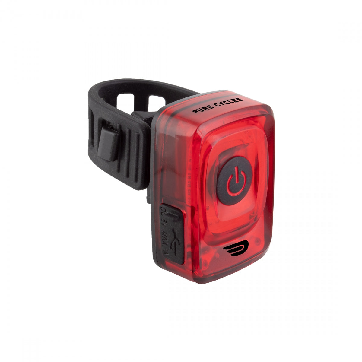 PURE CYCLES LIGHT PURE RR CITY CUBE USB LED BK