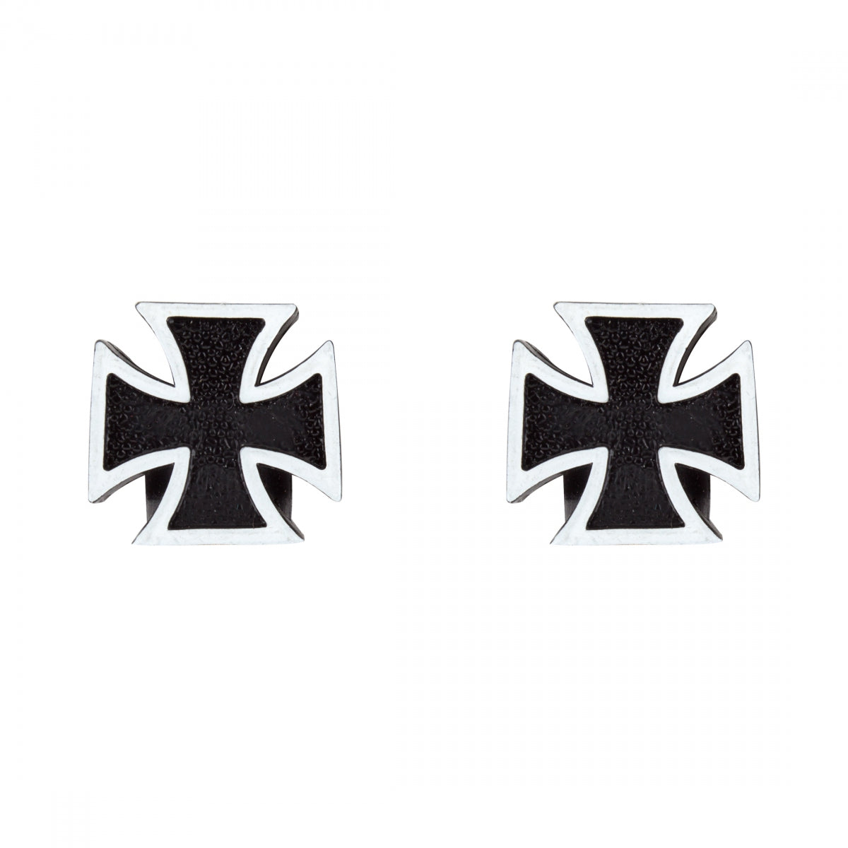 TRIK TOPZ VALVE CAPS TRIKTOPZ IRON-CROSS BLK 1pr/PK